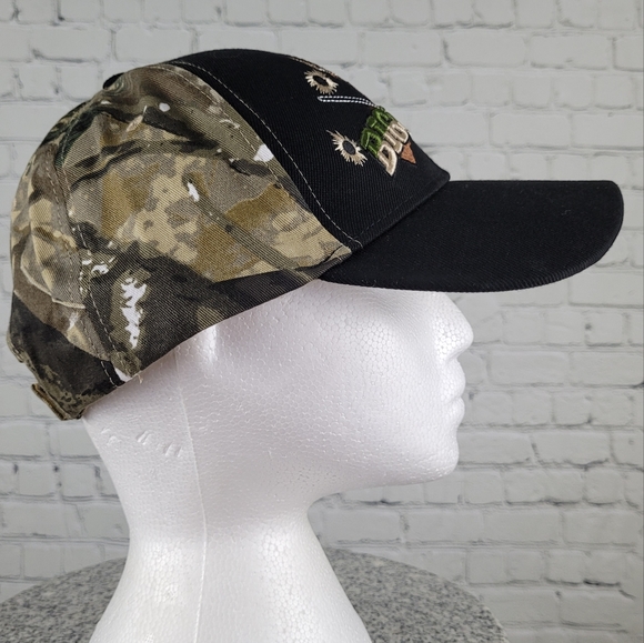 GOLDEN LION | "Big Buck" adjustable bullet hole rifle gun deer hunting camo hat - Picture 3 of 7